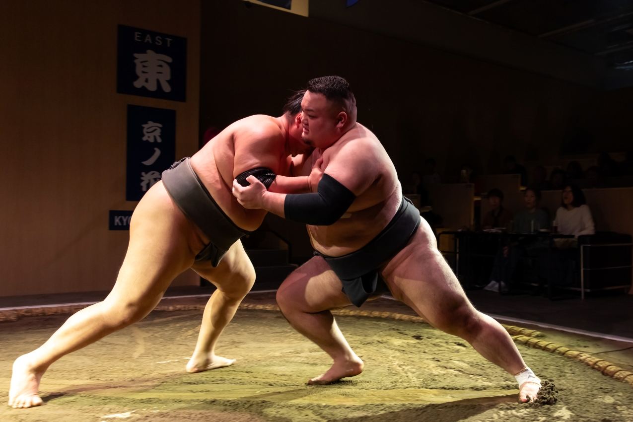 Admission Ticket to Kyoto Sumo Club Show with Chicken Chanko Hot Pot